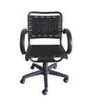 ZUN Bungee Arm Office Chair With Black Coating B091119807