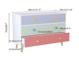 Kids 3 Drawer Dresser, Baby Nightstand for Bedroom, Storage Cabinet for Toddler Child for Living 25977899