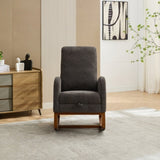 25.4"W Chair for Nursery, High Back Glider Chair with Retractable Footrest, Side Pocket, W3188P282077