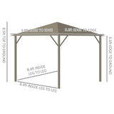 Large Canopy Tent, Sun Shade Shelter, for Parties,Outdoor Events 02719970