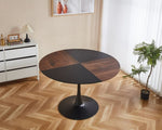 ZUN 47.2INCH TULIP ROUND DINING TABLE,OFFICE TABLE,COFFEE TABLE,120X120X74CM W234P208581