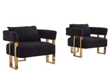 TS Modern decorative chair, living room side chair with gold metal legs, no wheels, suitable for 64040358