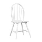 ZUN White Finish Side Chairs Set of 2, Farmhouse Style Wooden Furniture Casual Dining Kitchen B011P239557