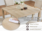 Modern 4 Person Dining Set with 4 Chairs, Dining Set for 4 People, 5-piece Wooden Dining 10534621
