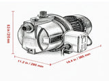 115V Shallow Well Jet Pump 17.6 GPM 164 FT Head for Irrigation 63803102