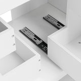 30" Bathroom Vanity with Sink, Multi-functional Bathroom Cabinet with Doors Drawers, Solid Frame WF308203AAK