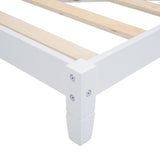 Twin Size Wood Daybed/Sofa Bed, White WF297689AAK