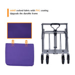 ZUN Outdoor Garden Multipurpose Micro Collapsible Beach Trolley Cart Camping Folding Wagon W321P206628