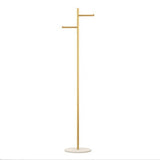 Clothing Rack, Golden Metal Freestanding Heavy Duty Clothes Rack with Marble Base, Multipurpose 70636878