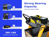 Multi-function welder trolley, MIG TIG ARC plasma cutter storage tank with 2 safety chains, portable 64948607