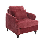 ZUN COOLMORE Wood Frame Armchair, Modern Accent Chair Lounge Chair for Living Room,Tufted Club Chair, W395P151906