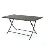 ZUN RIAD RECTANGLE FOLDABLE DINING TABLE 61381.00MBRN