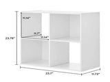 4 Cube Storage Organizer, White 23881081