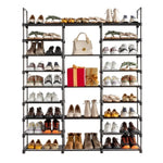 ZUN 9 Tiers Shoe Rack Storage Organizer Shoe Shelf Organizer for Entryway Holds 50-55 Pairs Shoe, 41157133