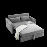 MH" Sleeper Sofa Bed w/USB Port, 3-in-1 adjustable sleeper with pull-out bed, 2 lumbar pillows and W119362743