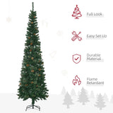 7.5 Foot Pencil Artificial Christmas Tree 03974612