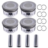 4pcs Engine Piston Rings Set Replacement for Toyota 4Runner T100 Tacoma 2.7L 3RZFE 1994-2004 27000285