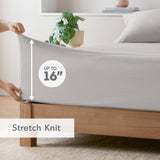 Cotton Blend Jersey Knit All Season Sheet Set King B035P294164