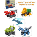 5 Pack Take Apart Dinosaur Set with Electric Drill, Construction Building Toy for Boys, Ideal Xmas 86519438