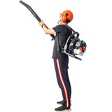 OSAKAPRO 52CC 2-Cycle Gas Backpack Leaf Blower with extention tube,green W46551392