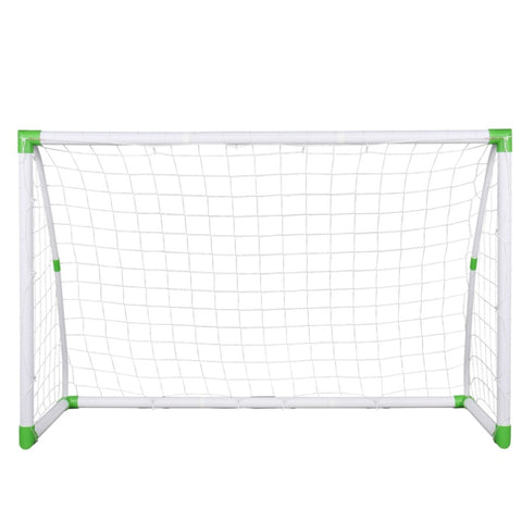 ZUN 6' x 4' Soccer Goal Training Set with Net Buckles Ground Nail Football Sports 22590076