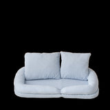 Triple Fold Down Sofa Bed,BLUE W244P196091