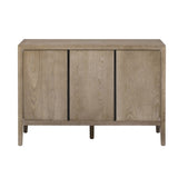 U-Style Storage Cabinet Sideboard Wooden Cabinet with 2 Metal handles and 2 Doors for Hallway, N711P241278A