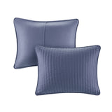 3 Piece Quilt Set Navy King/Cal King B035129035