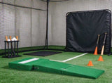 77" Portable Pitching Mound for Baseball & Softball, Indoor Outdoor Pitcher's Mound with Antifade 48096511