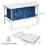 ZUN Outdoor camping table 36511043