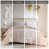 Twin/Twin XL Clip Jacquard Comforter Set B03596004