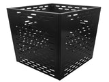Burn Barrels with Bottom Board for Outside, Thick Burn Case for Yard Waste, Low Smoke Design 74065223