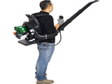4-STROKE BACKPACK LEAF BLOWER,GAS 37.7cc,1.5HP 580CFM ,super light weight 16.5lbs W46551394