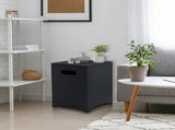 41*41*53.5cm Square Black Gas Storage Garden Iron Side Table 68938570