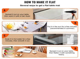 96" x 46" Clear Table Cover Protector, 2mm Thick Clear Desk Protector Table Pads, Plastic Tablecloth 05783985