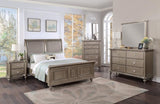 ZUN Luxury Classic Antique Silver / Champagne Finish 1pc Chest of Drawers Storage Space Bedroom B011P211032