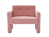 Modern Minimalist Casual Single Armchair Living Room, Bedroom, Office Area Upholstered Chair 46699477