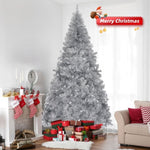 ZUN 6 FT Artificial Christmas Tree, Unlit Hinged Christmas Pine Tree with 900 Branch Tips and Sturdy 67033208