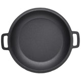 2 in 1 Pre-Seasoned Cast Iron Dutch Oven With Dual Handles, Outdoor Camping Deep Pot for Camping W465P216245