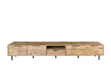 78" TV Stand for 85 75 65 Inch TV, TV Consoles for Living Room, Entertainment Center Wood TV Media N710P293272P