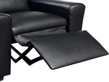 Marisa 22" Black PU Leather Kids Recliner Chair with Cupholder B061110700