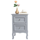 2pcs Country Style Two-Tier Night Tables Large Size Grace 63971339