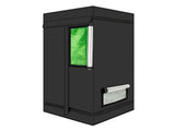 LY-60*60*120cm Home Use Dismountable Hydroponic Plant Growing Tent with Window Green & Black 34597923