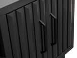 Radiance 75 inch Fireplace TV Stand, for TVs up to 85 inches, Black Finish B108P345210