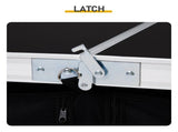 Outdoor Folding Camping Table with Storage Compartment, 4ft Portable Pinic Table with 3 Adjustable 31659243