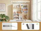 23.5931.5 Inch Vertical Desktop Storage Shelf Sturdy MDF Desk Hutch for Books Decor 35760655