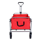 Collapsible Wagon Cart Foldable,Wagons Carts Foldable with Wheels with Drink Holders,for W321P269222