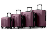 Curved Vertical Stripes 4-in-1 Trolley Case - Violet 83364795