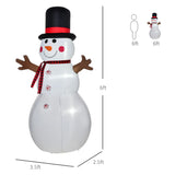 6ft Christmas Inflatables Outdoor Decorations Snowman 24009033