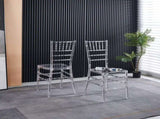Wedding chair,dining chair,set of 4,plastic seat 56669356